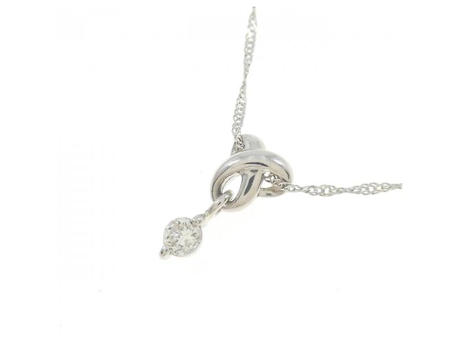 Autre Marque Collana in platino e diamanti Argento - vista 3