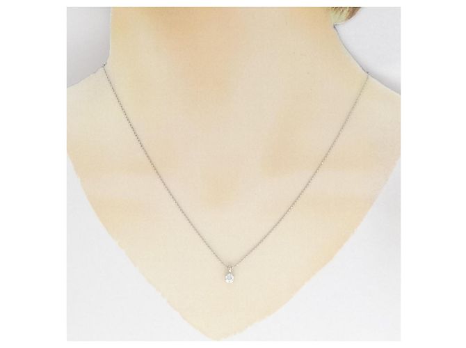 Autre Marque Collana di Diamanti PT900 PT850 Argento - vista 6