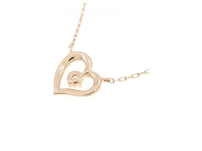 Autre Marque Collana 4°C in Oro Rosa K10 con Topazio e Diamante - vista 4