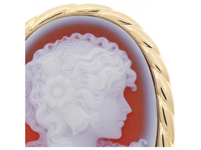 Autre Marque Au750 Achat Cameo 2-Wege Brosche Anhänger - Ansicht 2