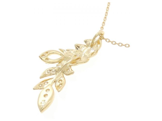 Autre Marque Collana Piuma in Diamanti Au750 D'oro - vista 4
