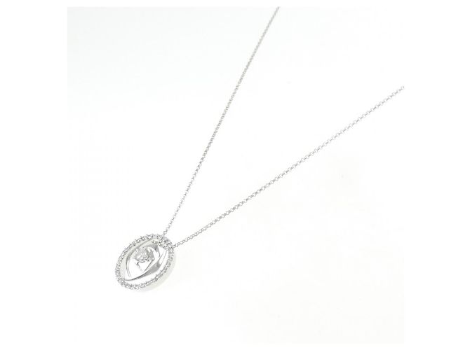 Autre Marque Collana in oro bianco 750 e diamanti Argento - vista 2