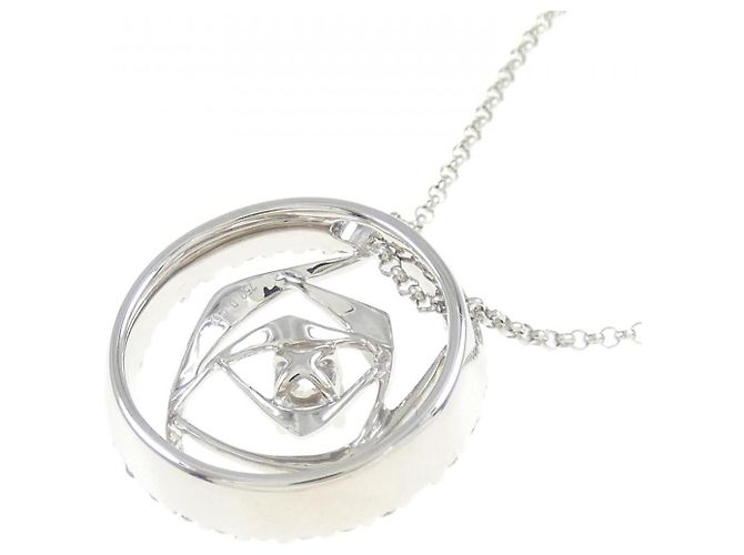Autre Marque Collana in oro bianco 750 e diamanti Argento - vista 4