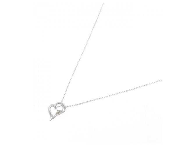 Autre Marque Collana in oro bianco 10K e diamanti Argento - vista 2