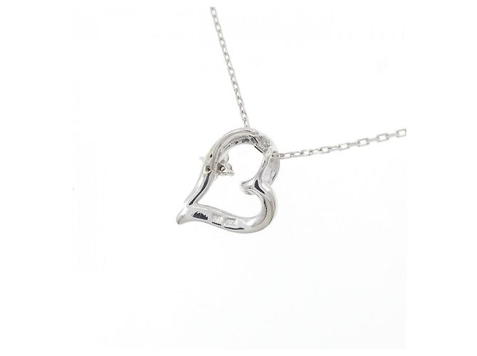Autre Marque Collana in oro bianco 10K e diamanti Argento - vista 4