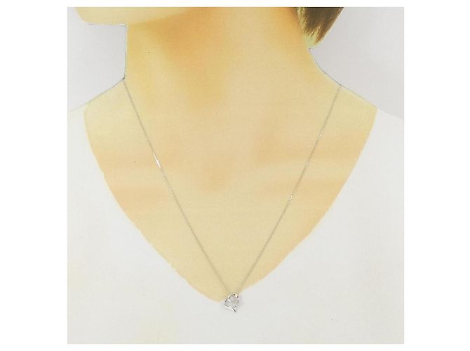 Autre Marque Collana in oro bianco 10K e diamanti Argento - vista 6