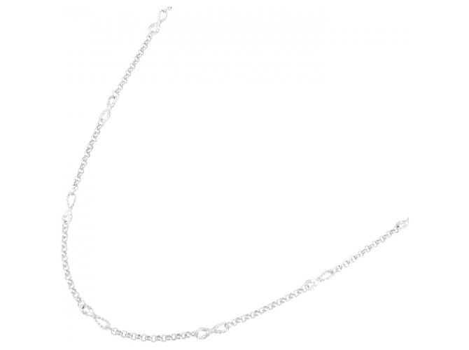 Autre Marque Collana in oro bianco Au750 Argento - vista 2
