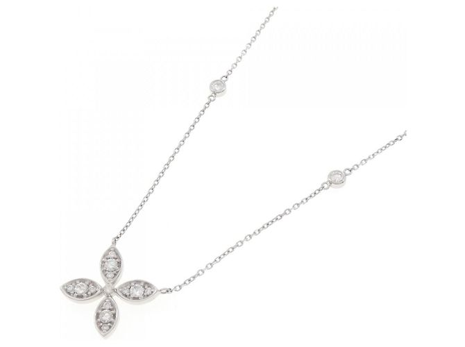 Autre Marque Collana in platino e diamanti Argento - vista 2