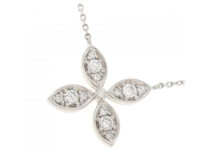 Autre Marque Collana in platino e diamanti Argento - vista 3