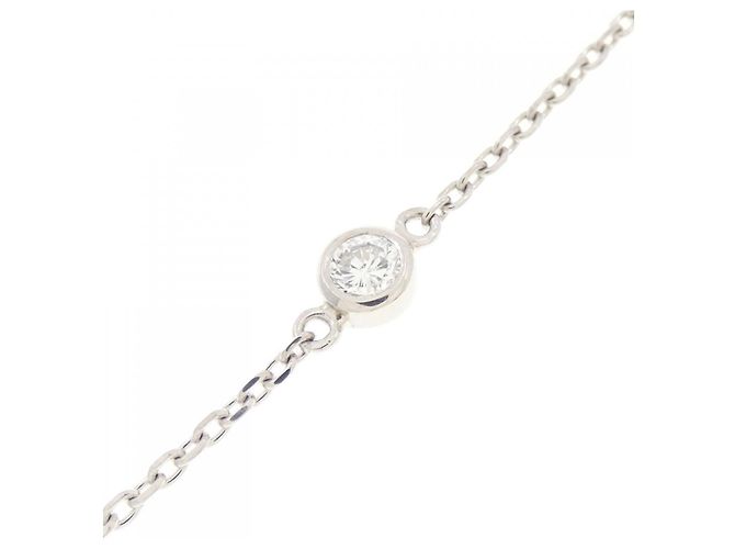Autre Marque Collana in platino e diamanti Argento - vista 5
