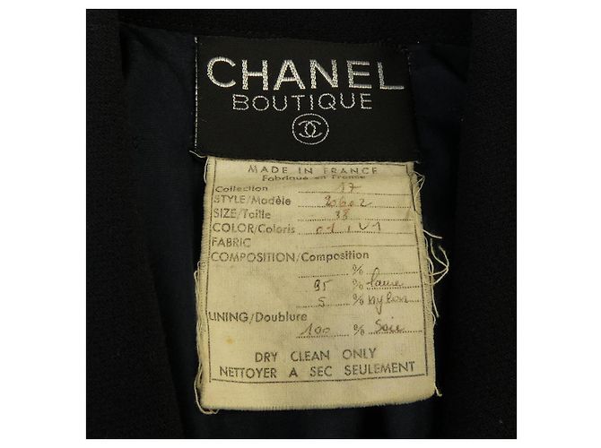 Timeless Conjunto Chanel Azul Azul marinho - vista 3