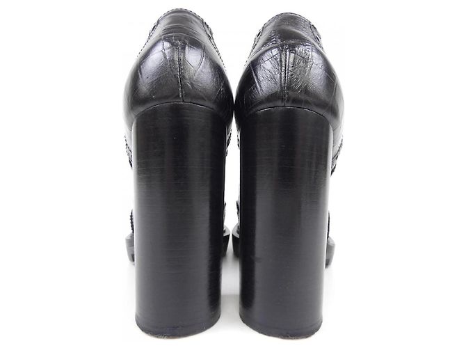 Etro Leder Pumps Schwarz - Ansicht 5