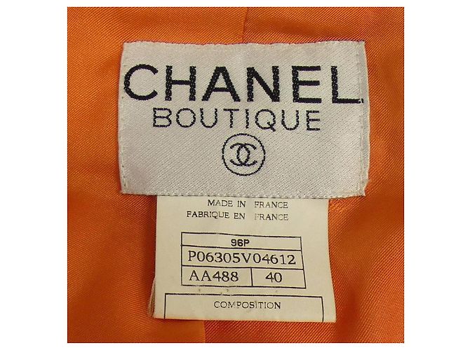 Timeless Chaqueta Chanel Naranja - vista 4