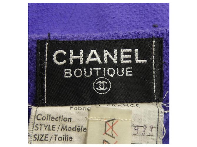 Timeless Gonna Chanel Vintage Porpora - vista 4