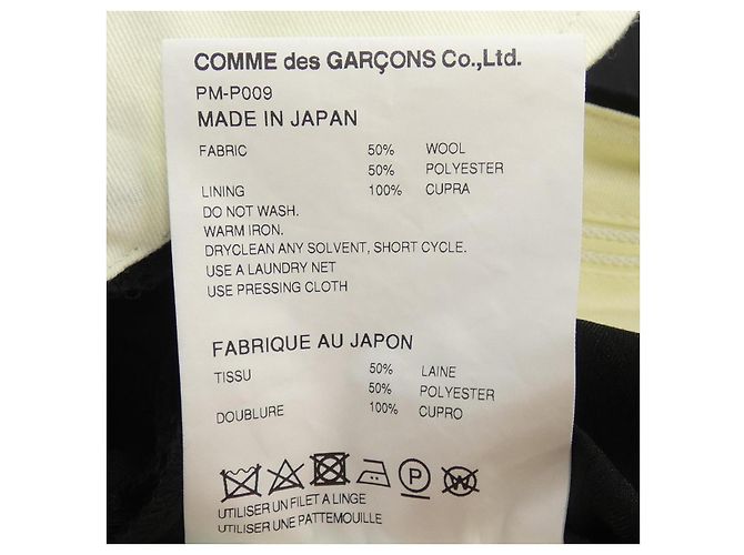 Comme Des Garcons Pantalones Comme des Garçons Homme Plus Negro - vista 3