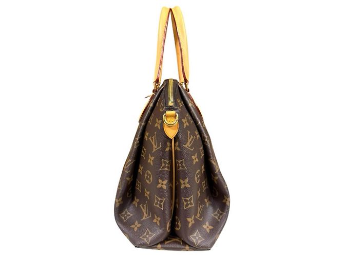 Borsa a tracolla Louis Vuitton Rivoli MM Monogram Marrone - vista 5