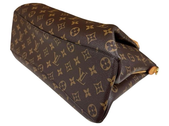 Borsa a tracolla Louis Vuitton Rivoli MM Monogram Marrone - vista 6