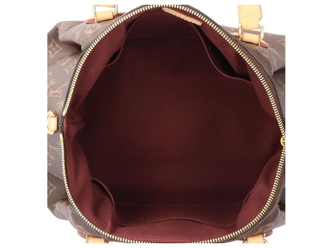 Borsa a tracolla Louis Vuitton Rivoli MM Monogram Marrone - vista 7