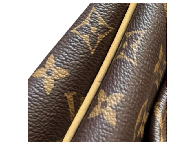 Borsa a tracolla Louis Vuitton Rivoli MM Monogram Marrone - vista 8