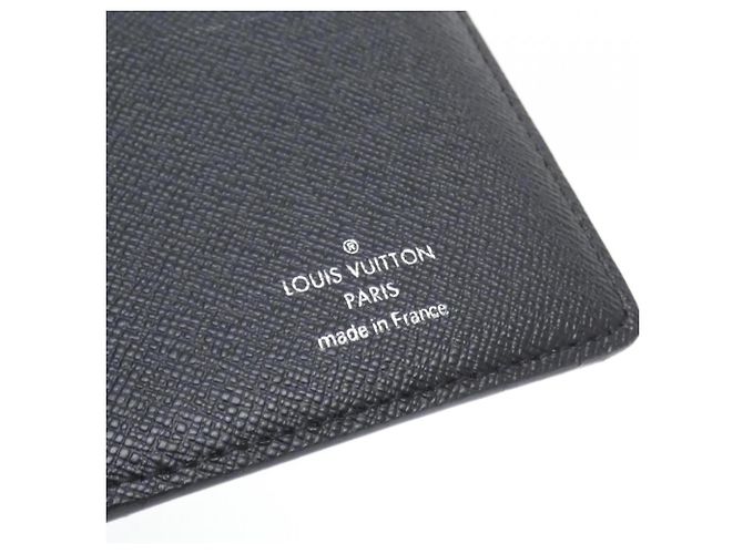 Louis Vuitton Damier Graphite Portefeuille Brazza Wallet Blu Damier ebene - vista 5