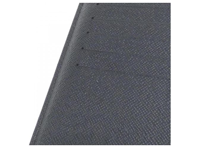 Louis Vuitton Damier Graphite Portefeuille Brazza Wallet Blu Damier ebene - vista 6