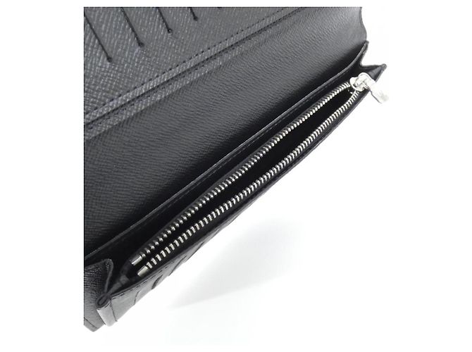 Louis Vuitton Damier Graphite Portefeuille Brazza Wallet Blu Damier ebene - vista 7