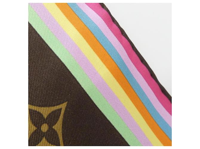 Sciarpa Louis Vuitton Monogram Carre Super Flat - vista 3