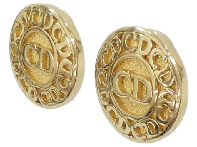 Orecchini a clip dorati Christian Dior D'oro - vista 2