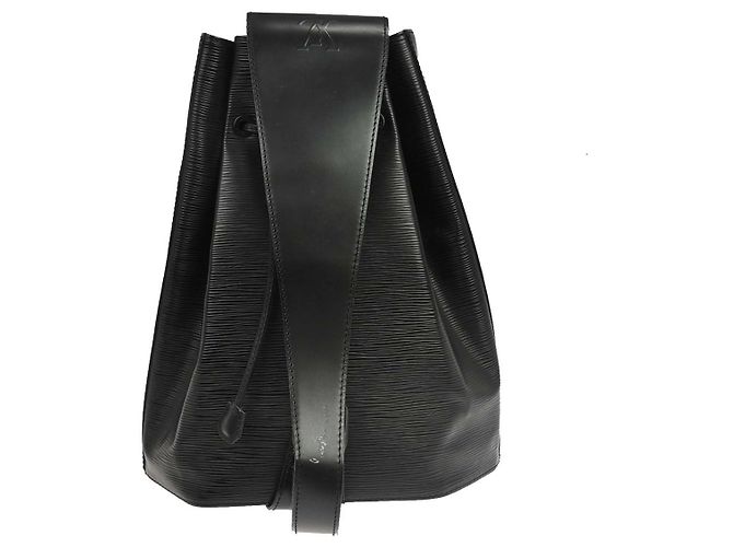 Louis Vuitton Sac à Dos Drawstring Epi Leather Noir - vue 2