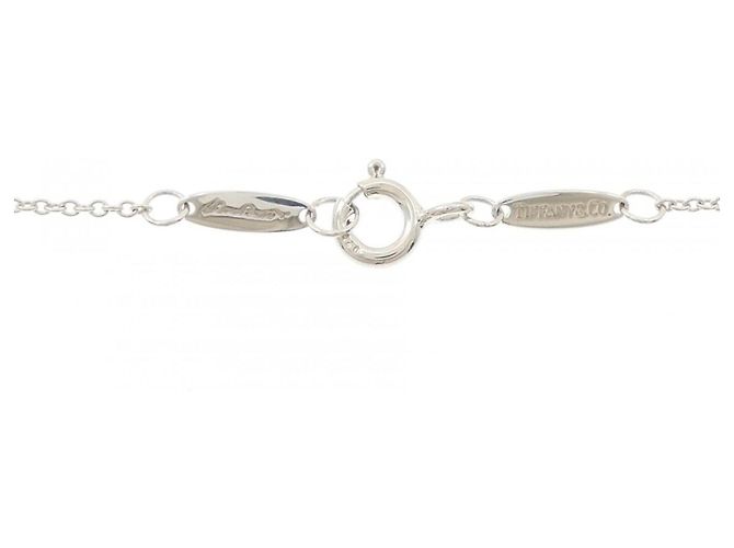 Elsa Peretti Tiffany & Co Collana Tiffany Open Heart con pendente in Acquamarina - vista 5