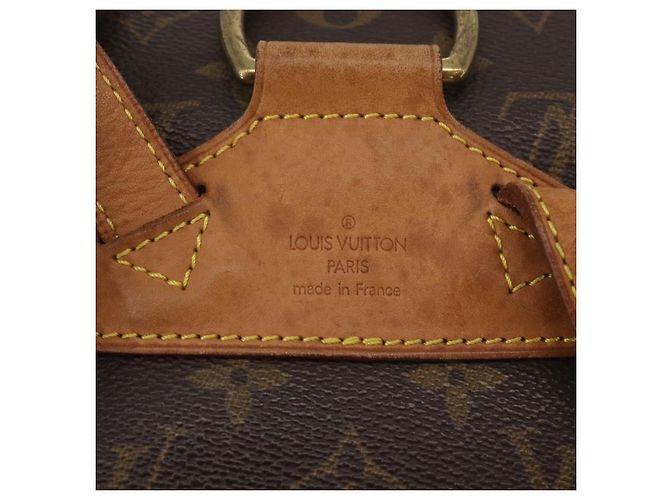 Louis Vuitton Vintage Montsouris Monogram Canvas MM Castaño - vista 5