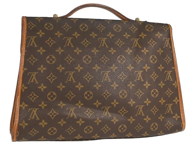 Louis Vuitton Beverly Briefcase Monogram Canvas GM Marrone - vista 2