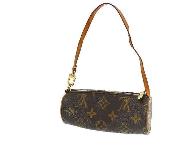 Louis Vuitton Papillon Pochette Monogram Canvas Mini Marrone - vista 2
