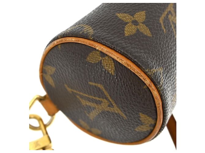 Louis Vuitton Papillon Pochette Monogram Canvas Mini Marrone - vista 5