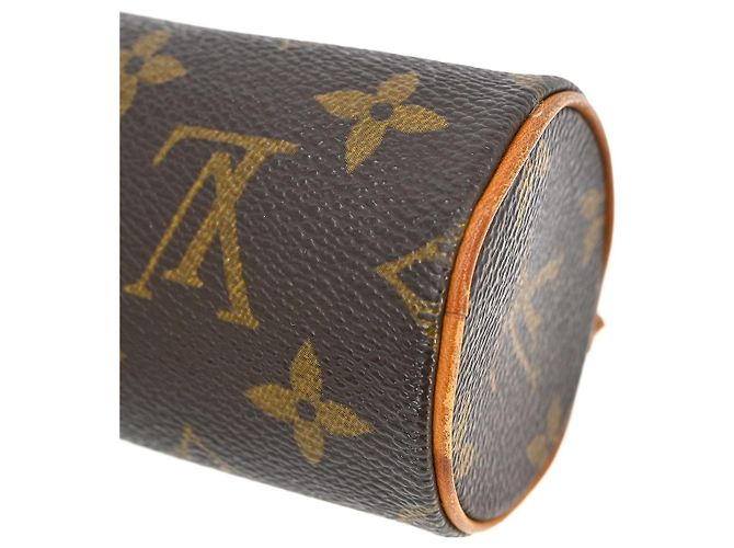 Louis Vuitton Papillon Pochette Monogram Canvas Mini Marrone - vista 6