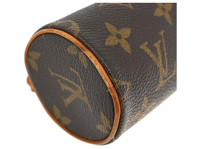 Louis Vuitton Papillon Pochette Monogram Canvas Mini Marrone - vista 7