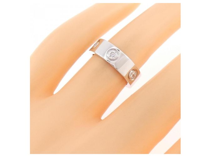 Cartier Love Full Diamond Band Ring Golden - Ansicht 4