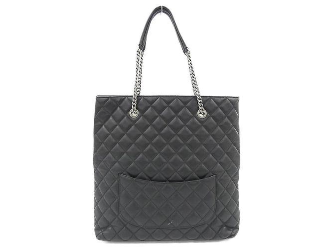 Borsa Chanel 98586 in pelle d'agnello nera Nero - vista 2