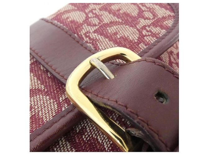 Borsa a tracolla Christian Dior SLO44036 Bordò - vista 4
