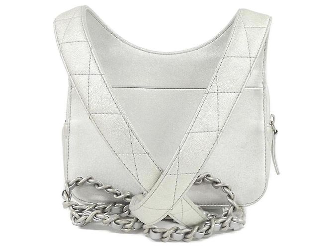 Zaino Chanel AS4621 Argento - vista 2