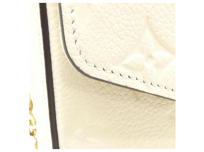 Louis Vuitton Monogram Empreinte Pochette Felicie Bianco - vista 6