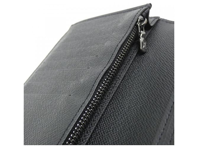 Cartera Louis Vuitton Monogram Eclipse Brazza Negro - vista 4