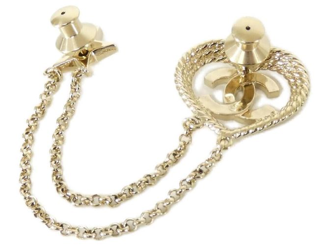 Chanel ABD095 Spilla a perno Bianco D'oro - vista 2