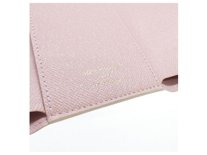 Louis Vuitton Damier Azur Portefeuille Victorine Rosa Blu - vista 5
