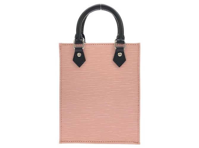 Borsa a Spalla Louis Vuitton Epi Petite Sac Plat Marrone - vista 2