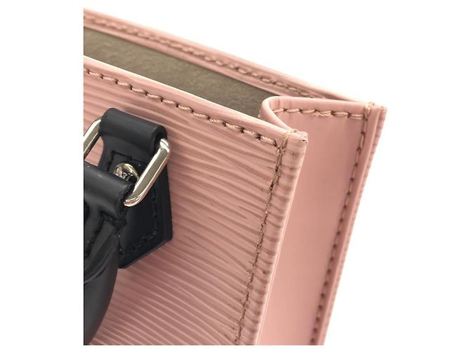 Borsa a Spalla Louis Vuitton Epi Petite Sac Plat Marrone - vista 5