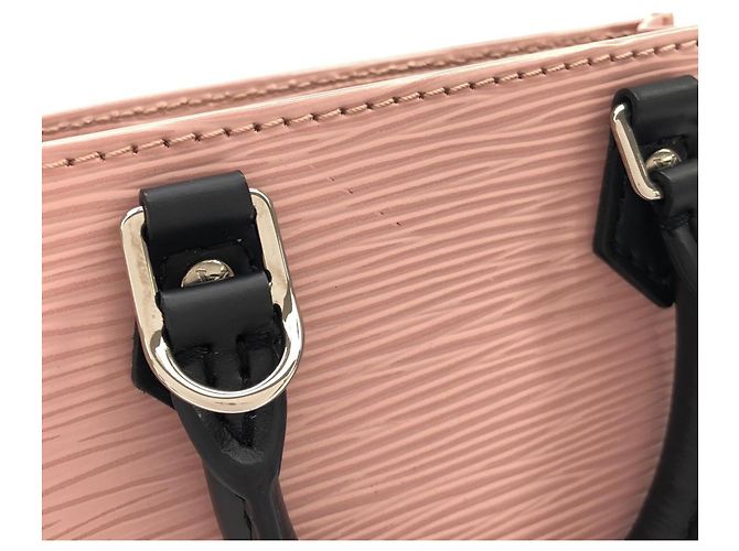 Borsa a Spalla Louis Vuitton Epi Petite Sac Plat Marrone - vista 6