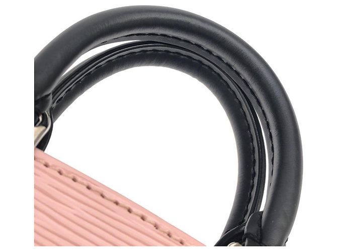 Borsa a Spalla Louis Vuitton Epi Petite Sac Plat Marrone - vista 7