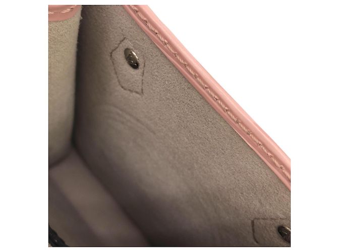 Borsa a Spalla Louis Vuitton Epi Petite Sac Plat Marrone - vista 9