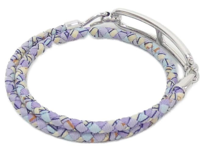 Hermès Pulsera charm Hermes Reli Double Tour Púrpura - vista 2